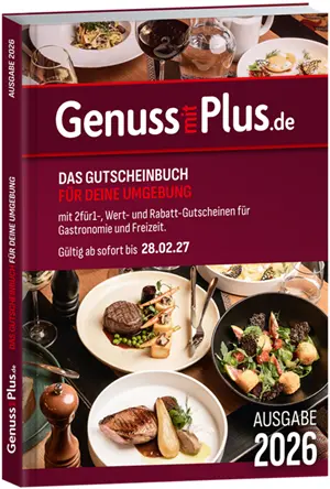 Gutscheinbuch Genuss mit Plus 2026 Gutscheinbuch Genuss mit Plus 2026