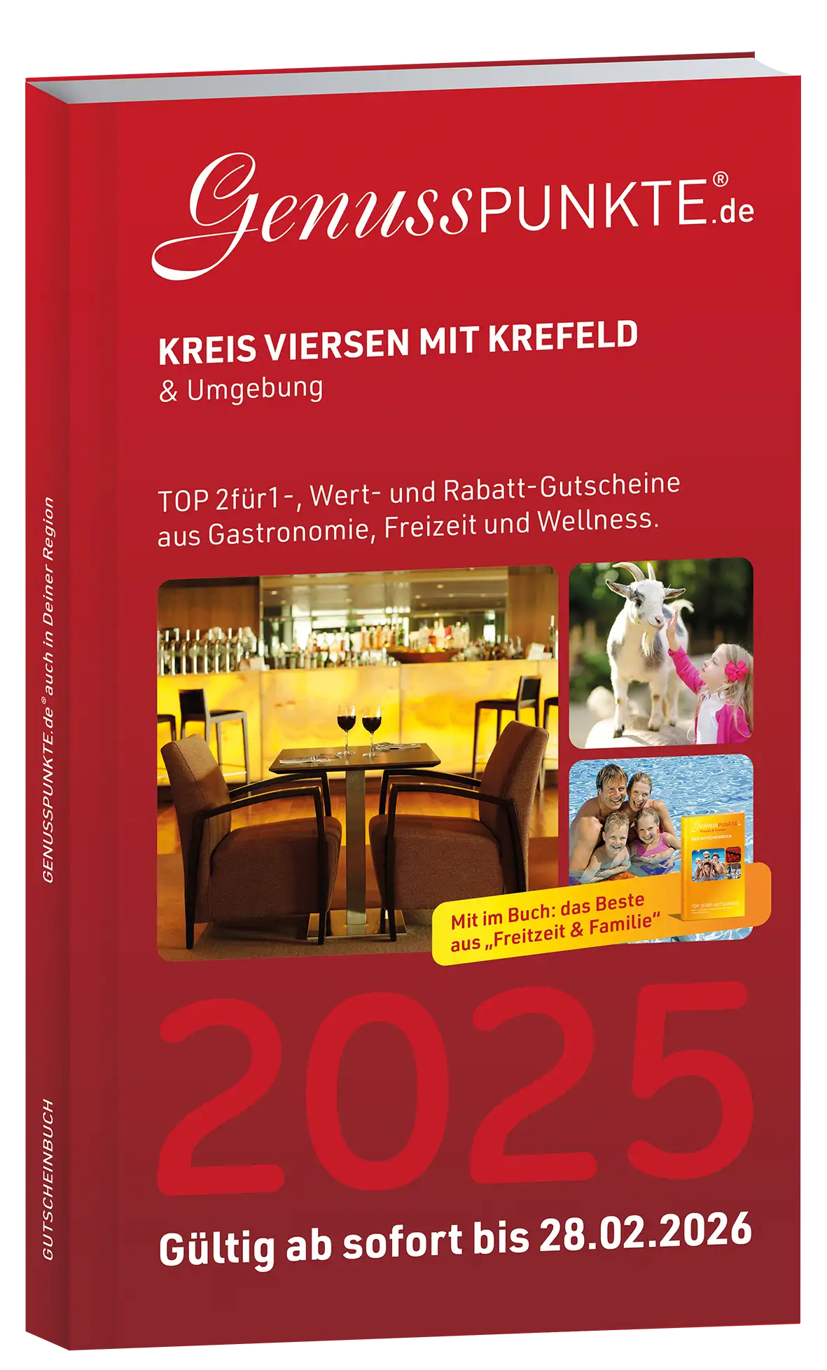 Gutscheinbuch Kreis Viersen mit Krefeld + Umgebung 2025 gültig bis 28.02.2026