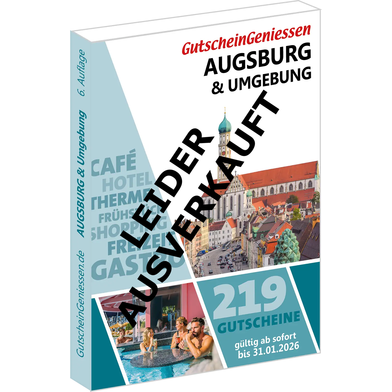 Gutscheinbuch Augsburg & Umgebung 2025 sofort gültig bis 31.01.2026